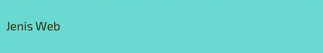 Jenis Web
